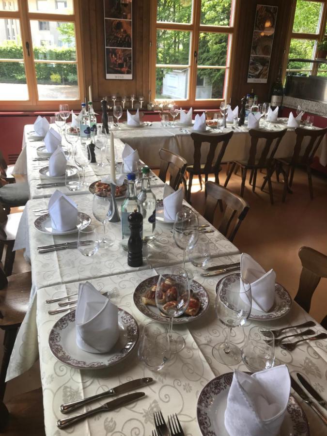 Hotel Restaurant Pizzeria Rotes Haus Münsterlingen Extérieur photo